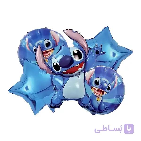 بادکنک فویلی 5 تکه استیچ