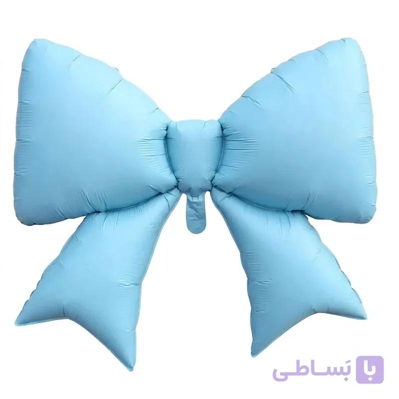 بادکنک فویلی پاپیون رنگ آبی