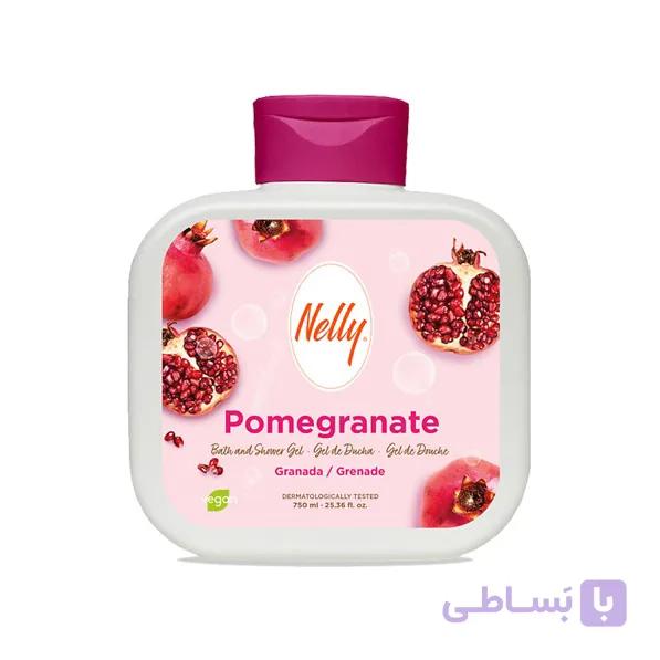 شامپو بدن نلی Nelly مدل Pomegranate حجم 750 میلی لیتر
