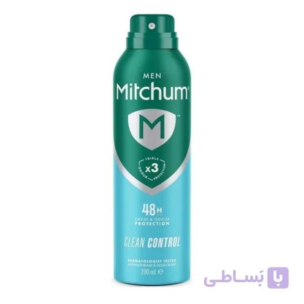 اسپری ضدتعریق مردانه ميچام Mitchum مدل Clean Control حجم 200 میلی لیتر