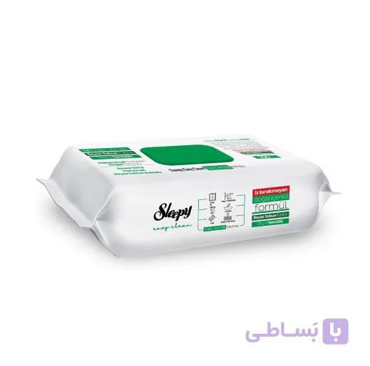 دستمال مرطوب اسلیپی Sleepy سبز بسته 100 عددی
