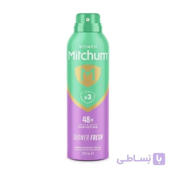 اسپری ضدتعریق زنانه ميچام Mitchum مدل Shower Fresh حجم 200 میلی لیتر