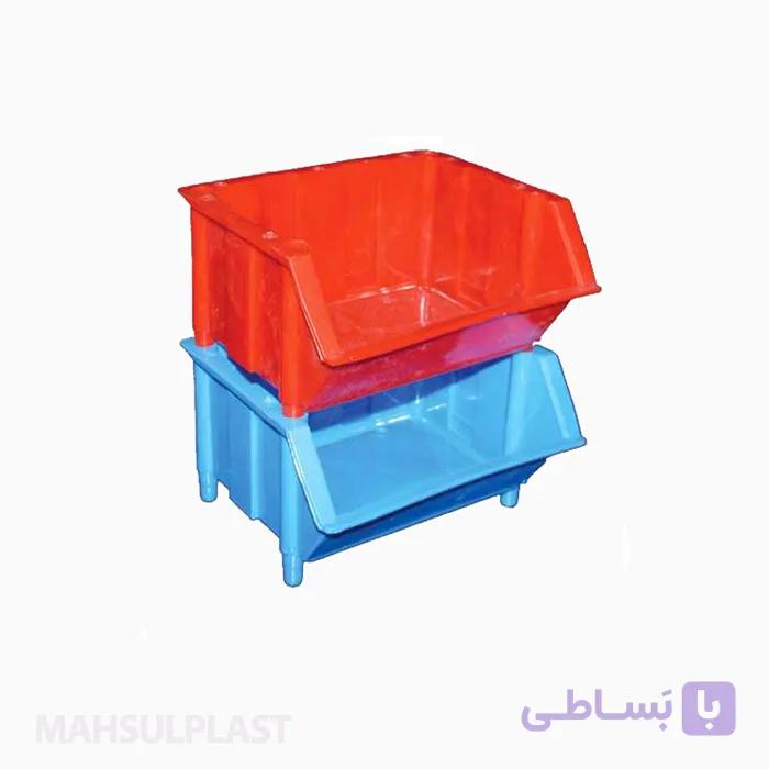 جعبه ابزار پلاستیکی ۸ پایه دار