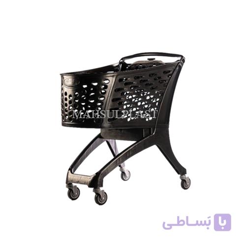 چرخ خرید فروشگاهی ۱۶۰ لیتری — تصویر 1