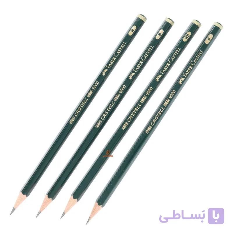 مداد طراحی کاستل بدنه سبز 9000 فابر کاستل FABERCASTELL