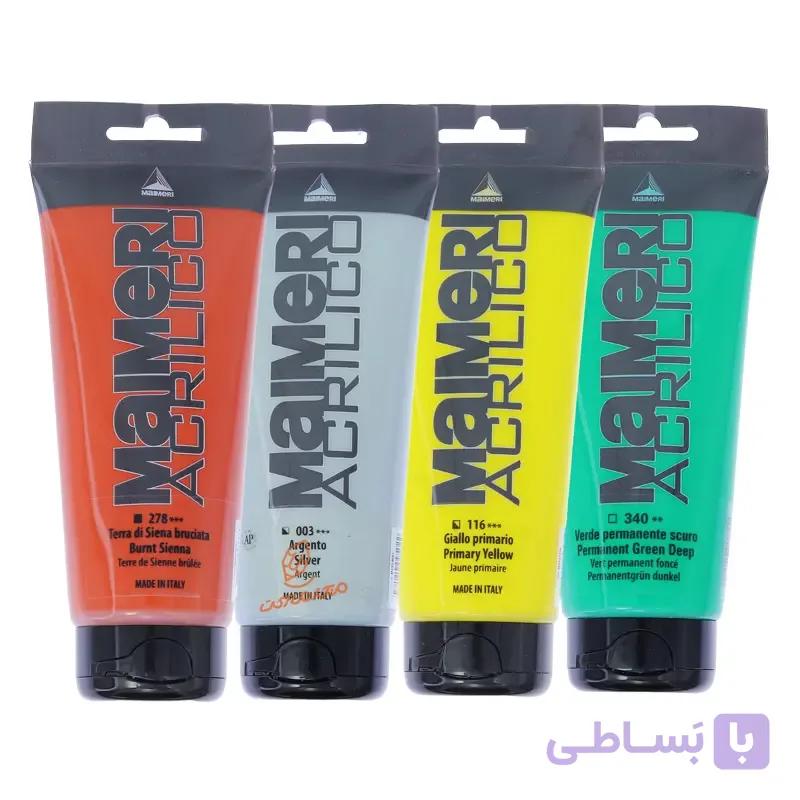 خرید رنگ اکریلیک 200 میل مایمری | Maimeri اصل ایتالیا