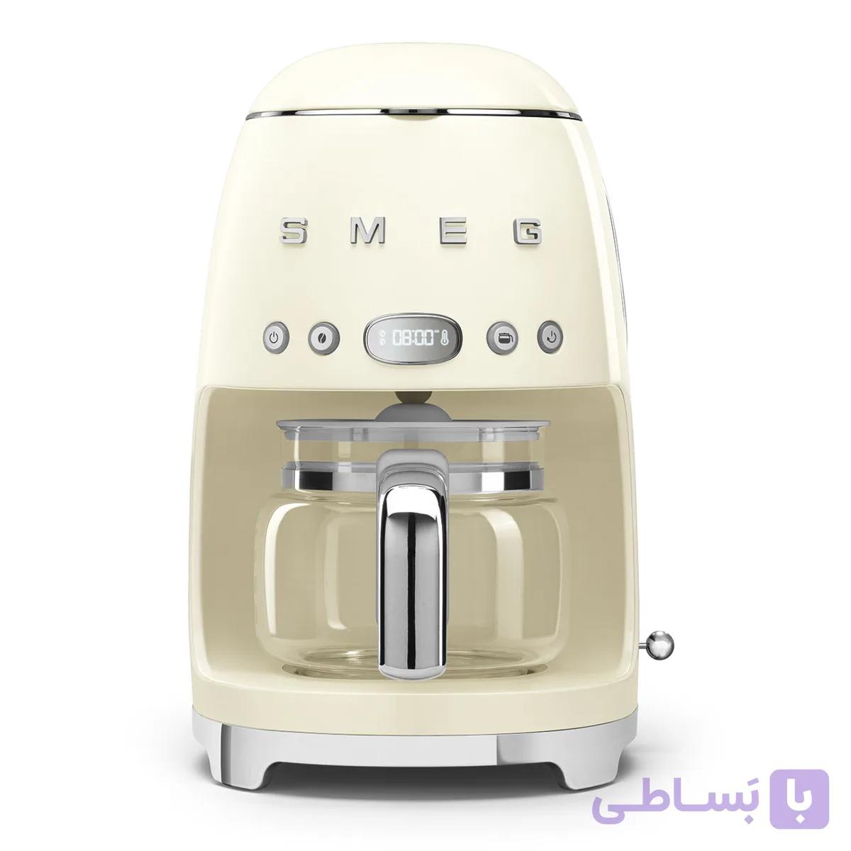 قهوه ساز اسمگ رنگ کرم مدلSmeg DCF02 — تصویر 1