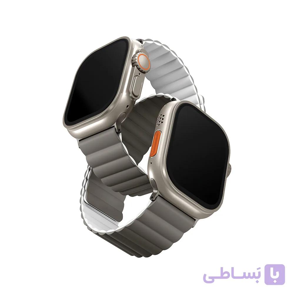 بند اپل واچ Uniq – REVIX مدل UNIQ-42/44/45/49 MM-REVAGRAYDWHT — تصویر 1