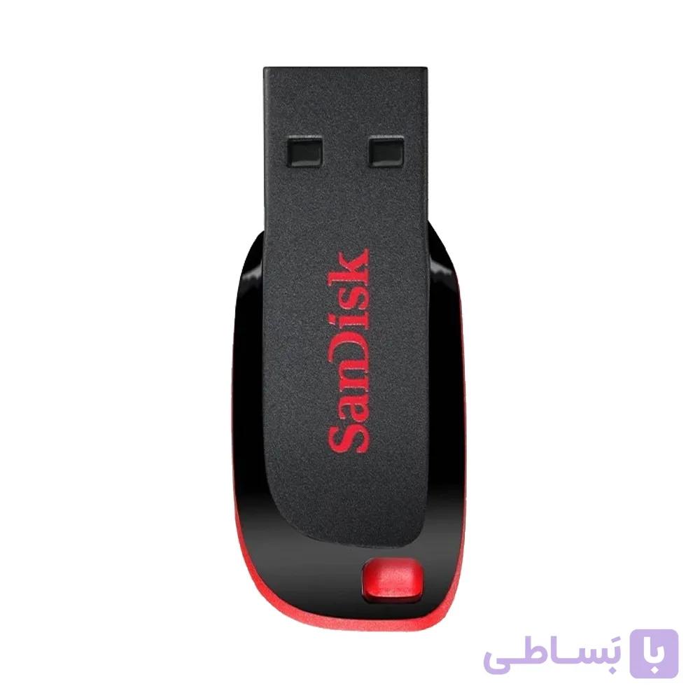فلش مموری سن دیسک 64 گیگابایت SanDisk cruzer blade — تصویر 1