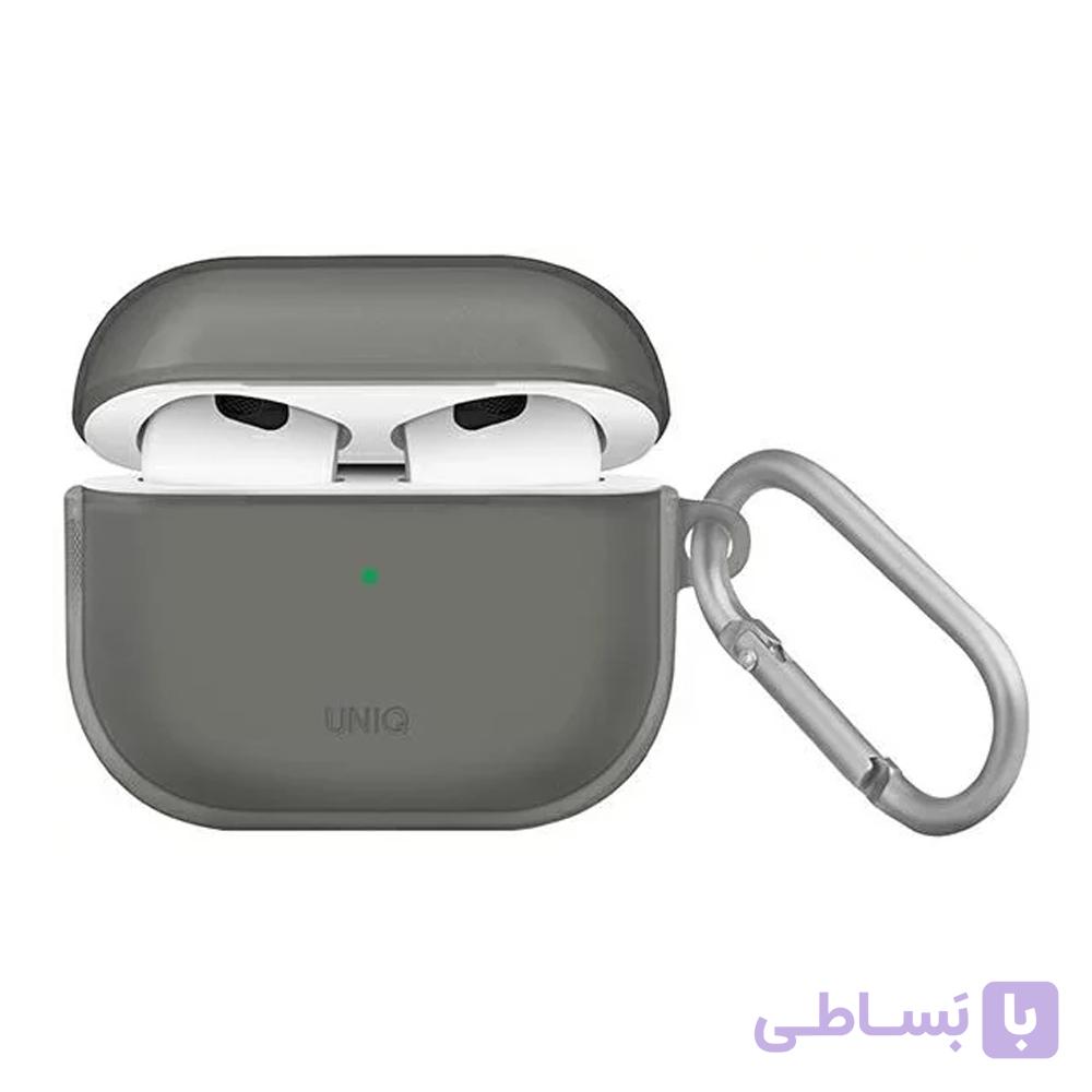 کیس ایرپاد ۳ یونیک مدل UNIQ Glase -شفاف دودی- GLSSMK — تصویر 1