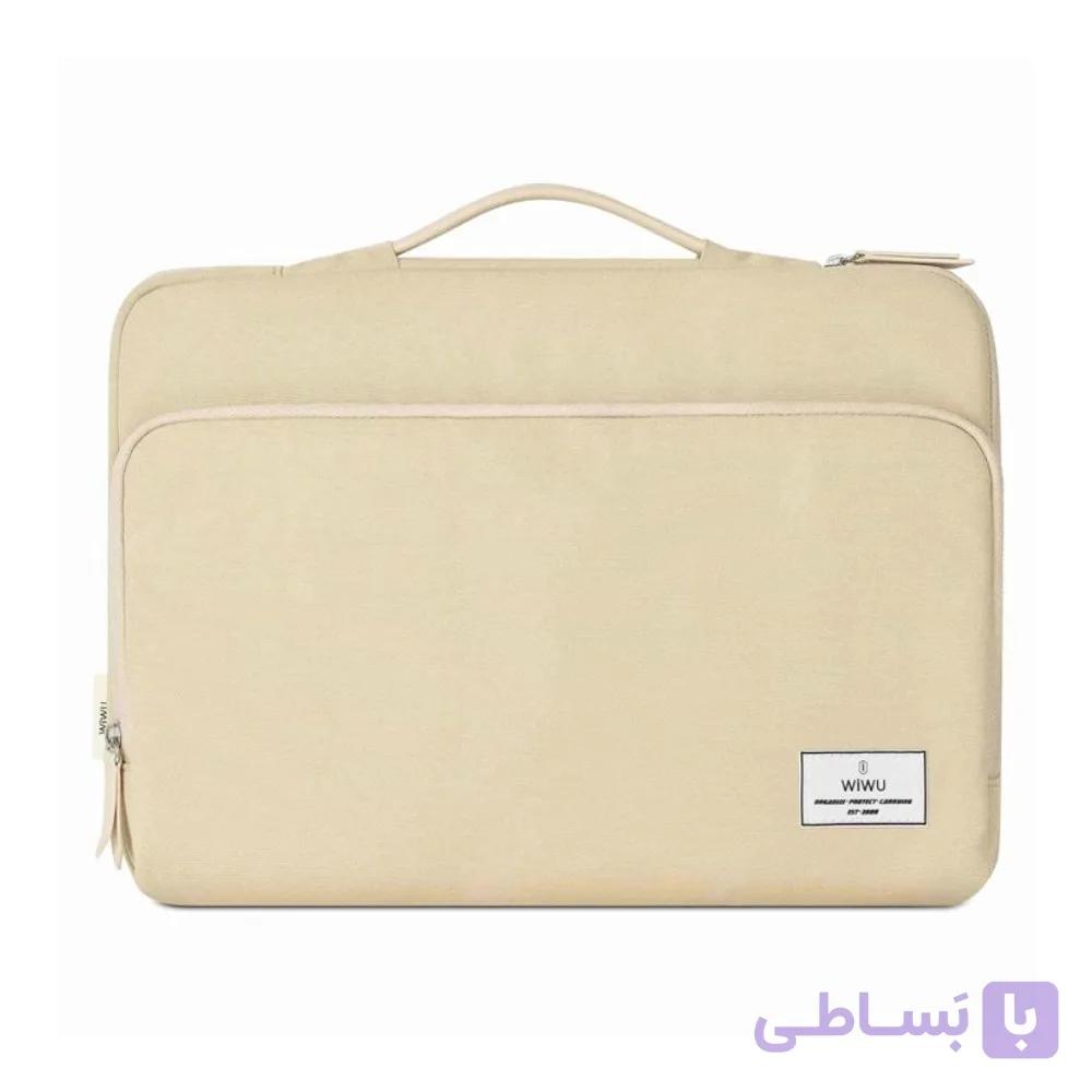 کیف و کاور لپ تاپ wiwu مدل ORA مناسب تا ۱۴.۲ اینچ صورتی — تصویر 1