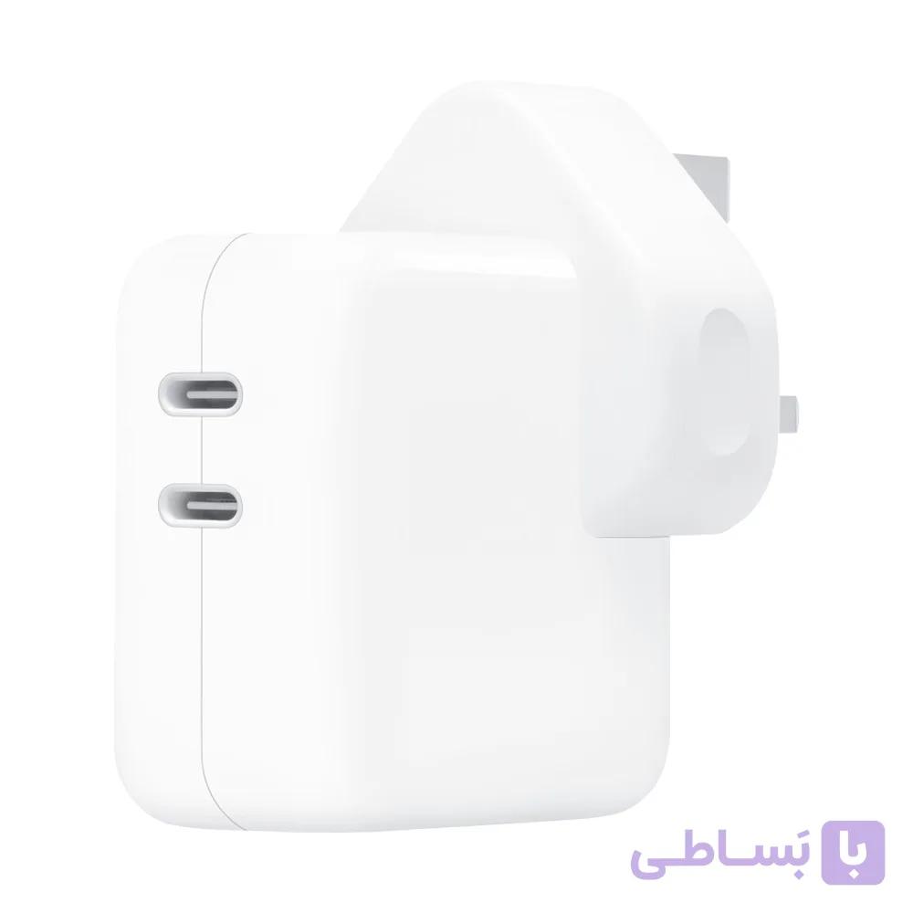 شارژر 35 وات دو پورت USB-C اپل
