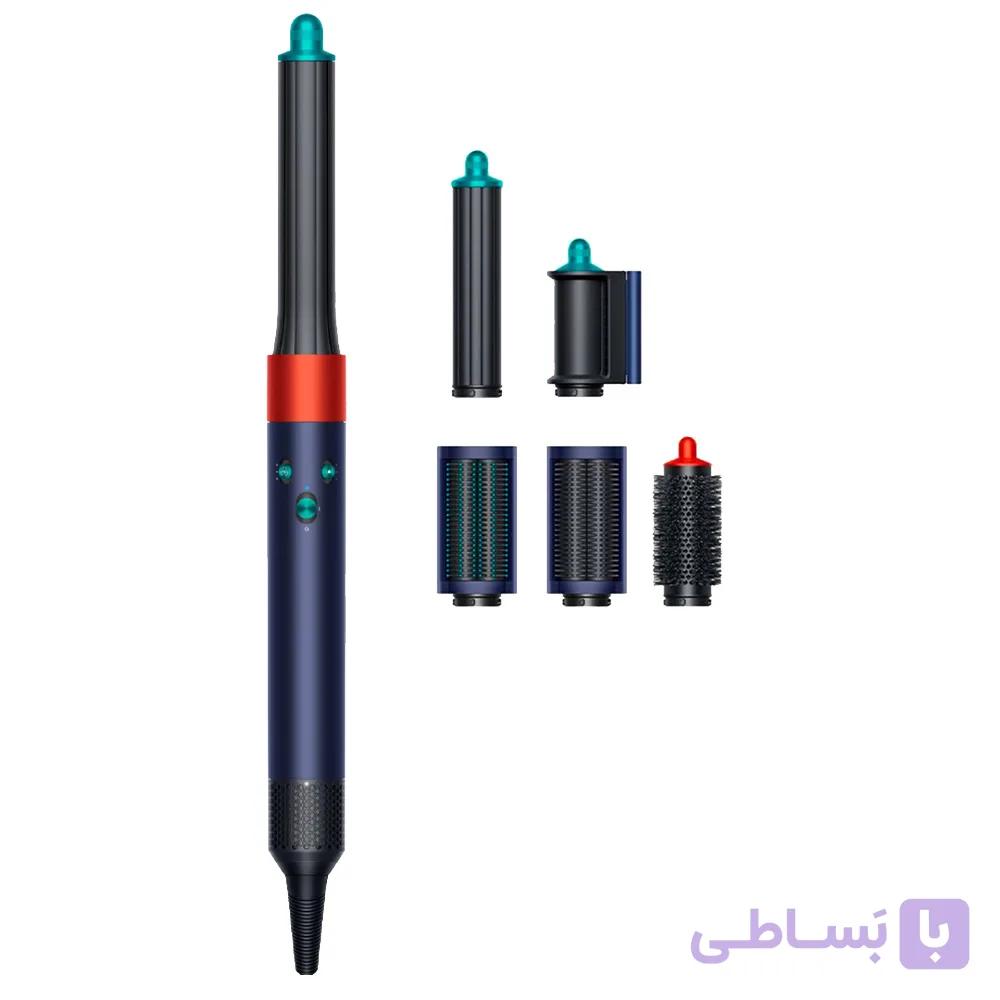 حالت دهنده مو دایسون مدل Dyson Airwrap HS05 Long Special Edition-Prussian Blue/Topaz (سرمه‌ای/نارنجی) — تصویر 1