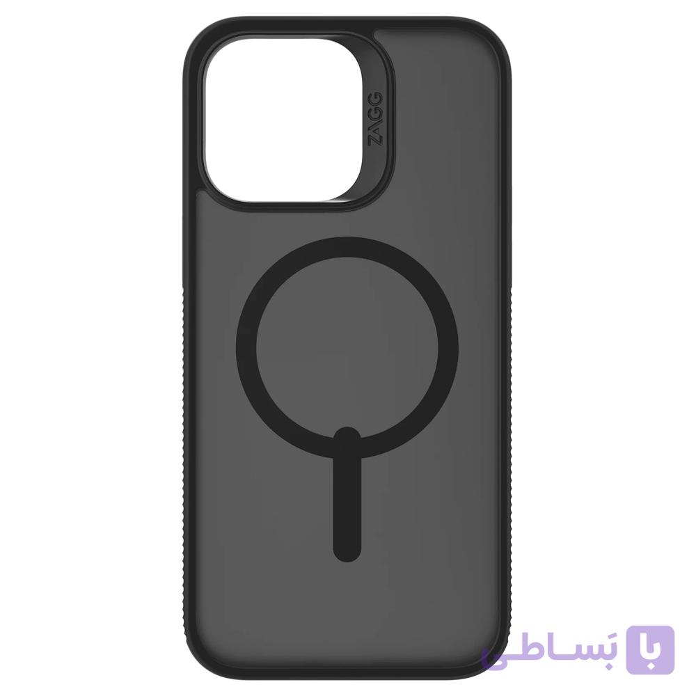 قاب دودی زگ با قابلیت مگ‌سیف مناسب برای آیفون ۱۴ پرو مکس ZAGG iPhone 14 Pro Max Smoke MagSafe Case — تصویر 1
