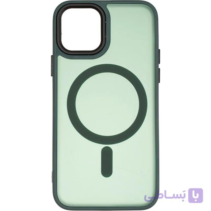 قاب Magic Mask مات مگسیف دار مناسب برای Apple iPhone 14 رنگ صورتی — تصویر 1