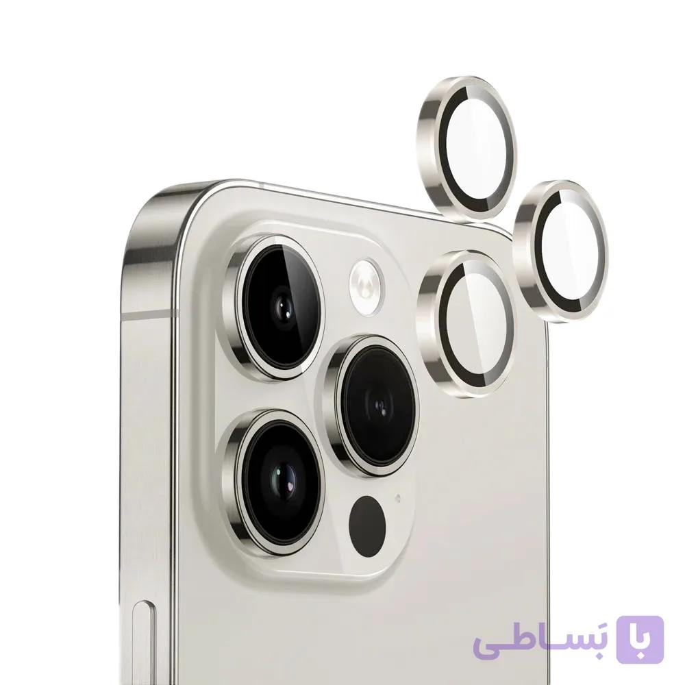 محافظ لنز گرین مناسب برای آیفون های 15 پرو و 15 پرو مکس — تصویر 1