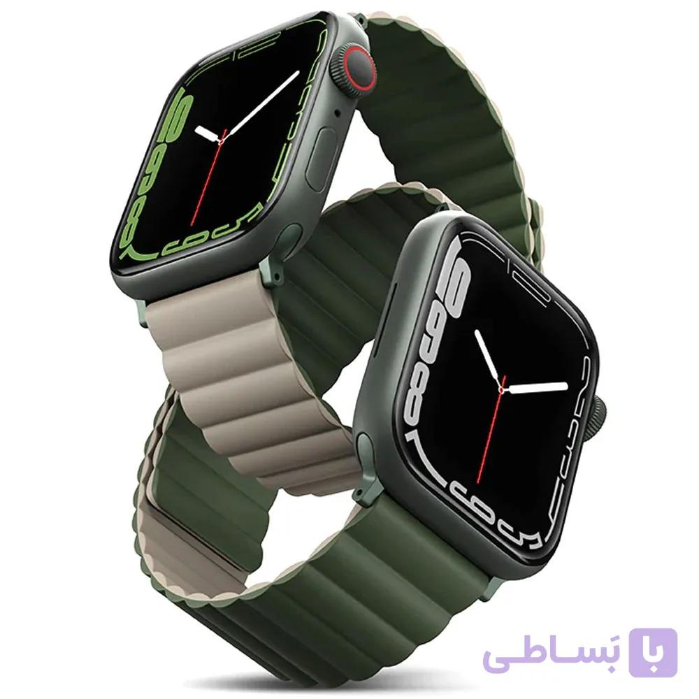 بند اپل واچ Uniq – REVIX مدل UNIQ-42/44/45/49 MM-REVMGRNTAN — تصویر 1