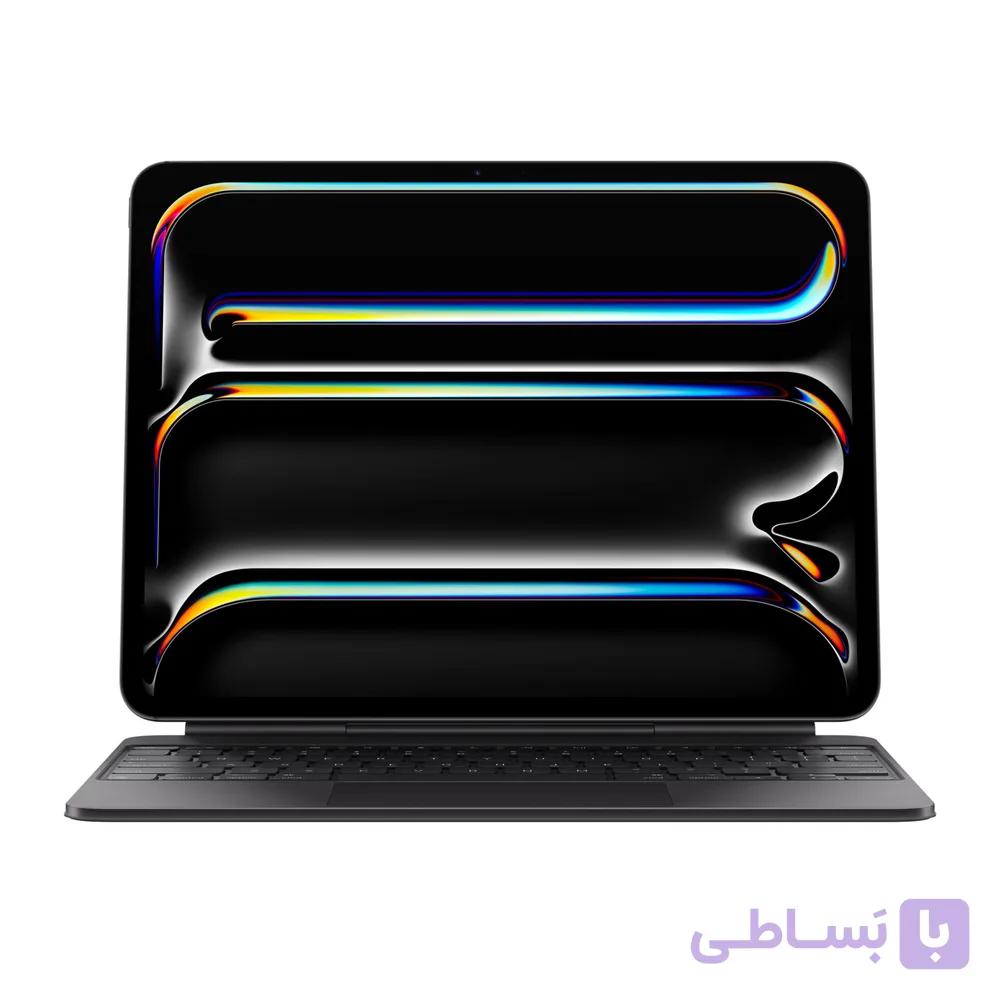 مجیک کیبورد آیپد پرو 13 اینچ M4 اپل مدل Magic Keyboard-سفید — تصویر 1