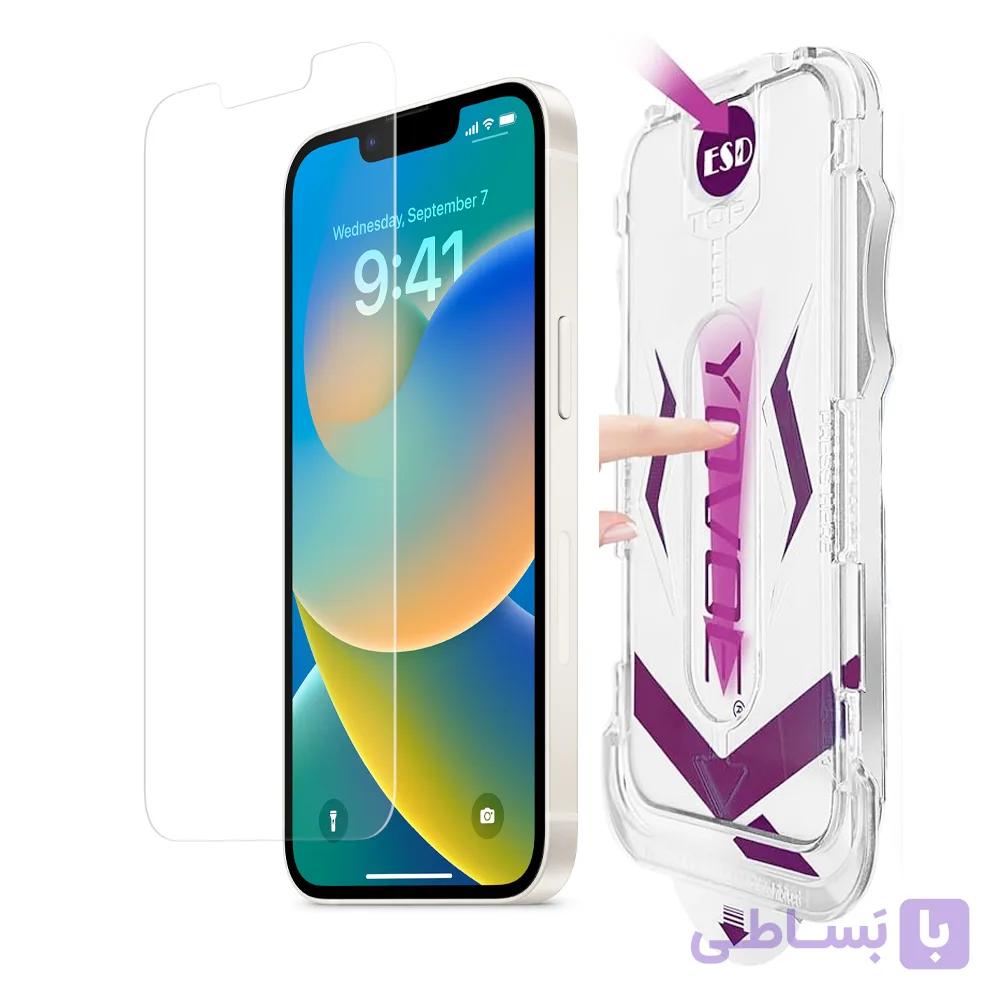 گلس يووو شفاف مناسب برای آیفون 1۳ و ۱۳پرو – YOVOE iPhone ۱۳/ ۱۳ Pro