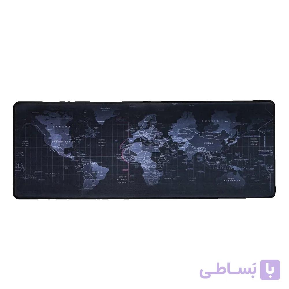 موس پد و کاور رومیزی متوسط مدل نقشه جهان RGB