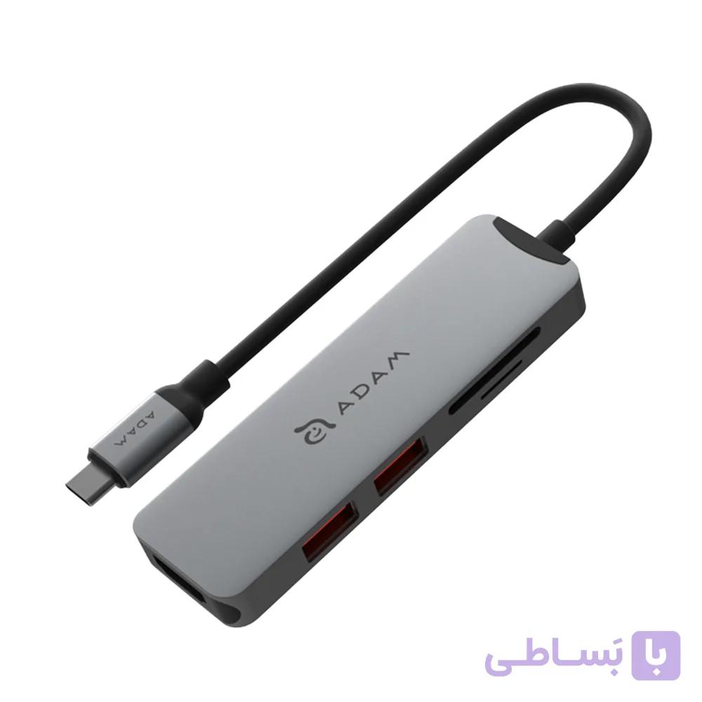 هاب ۸ پورت USB-C آدام المنتس مدل Casa Hub A08 — تصویر 1