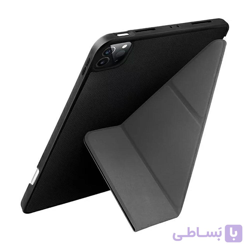 کاور آیپد پرو ۱۲.۹ یونیک مدل TRANSFORMA_ UNIQ-NPD12.9 -TRSFBLK_ رنگ مشکی — تصویر 1