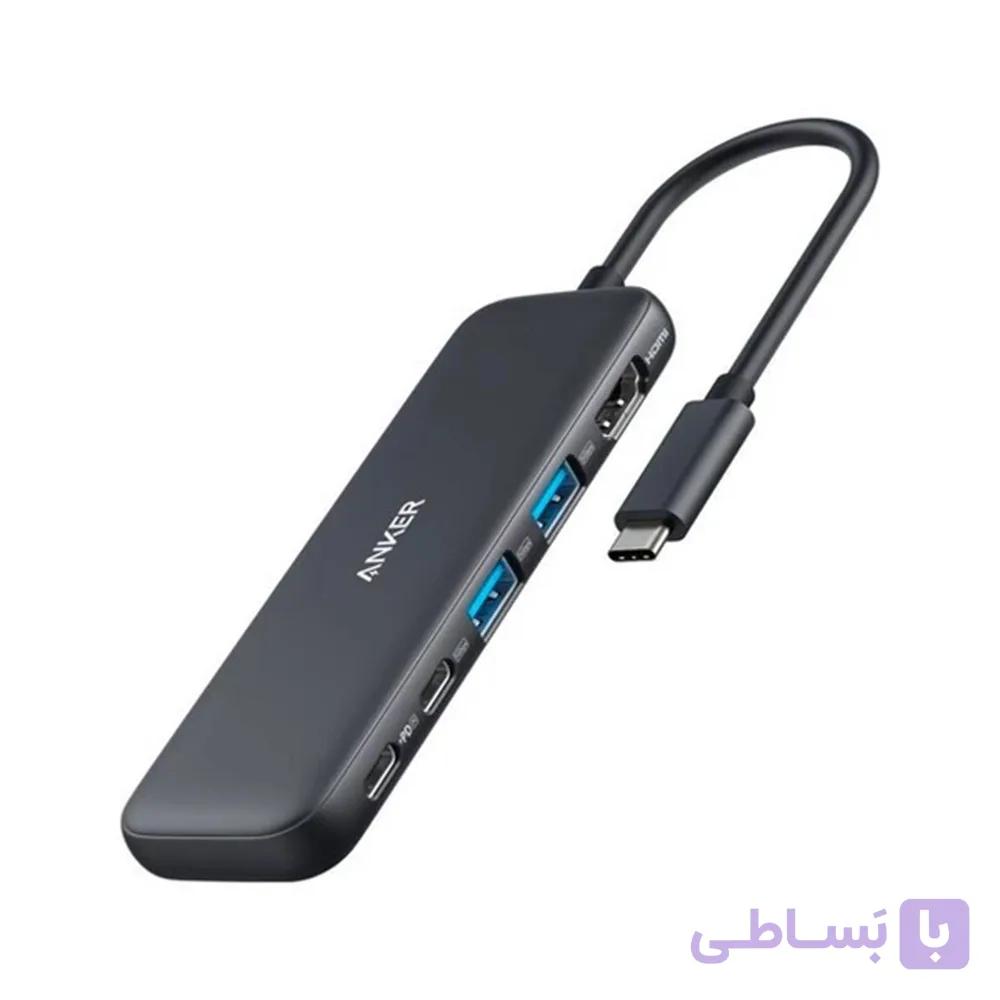 هاب 5 پورت USB-C انکر مدل A8355 — تصویر 1