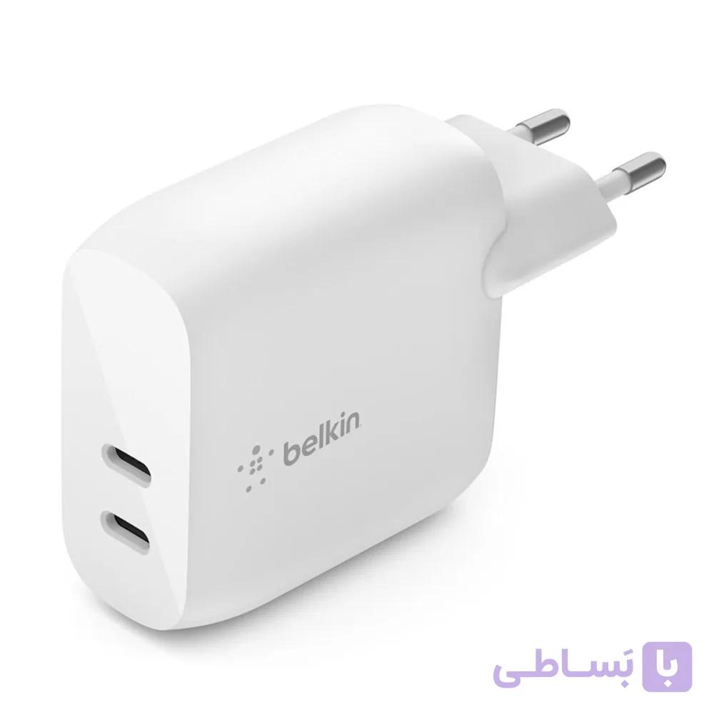 شارژر دیواری شارژ سریع 60 وات USB-C بلکین مدل WCH002vfWH — تصویر 1