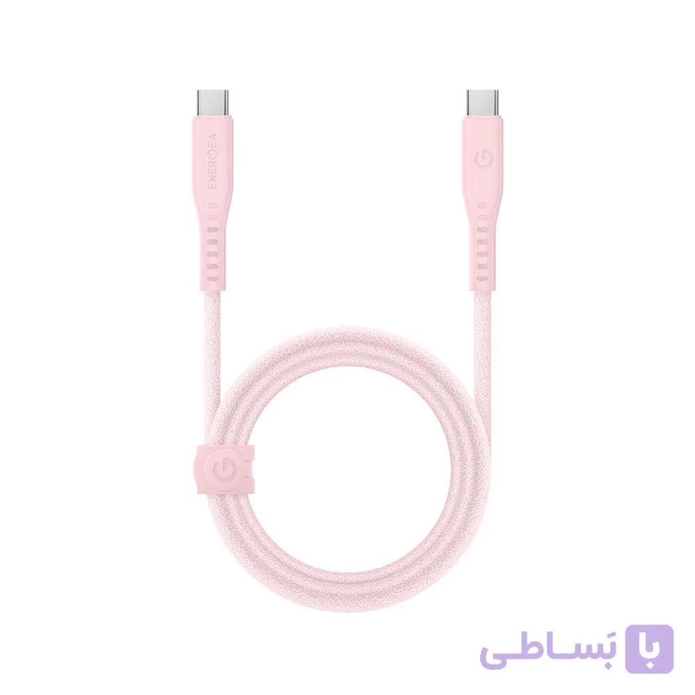 کابل USB-C 240W به USB-C انرژیا مدل FLOW  رنگ قرمز طول ۱.۵ متری — تصویر 1