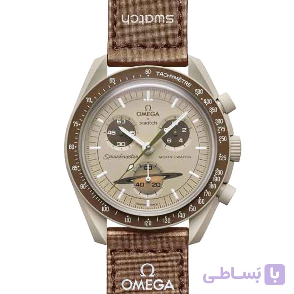 ساعت امگا سواچ مدل Omega X Swatch MISSION TO SATURN SO33T100 — تصویر 1