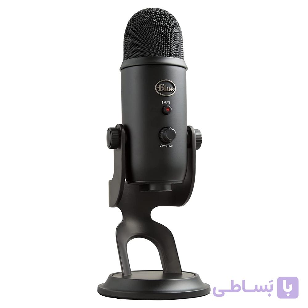 میکروفون یو اس بی کاندنسر حرفه ای Blue Yeti Blackout — تصویر 1