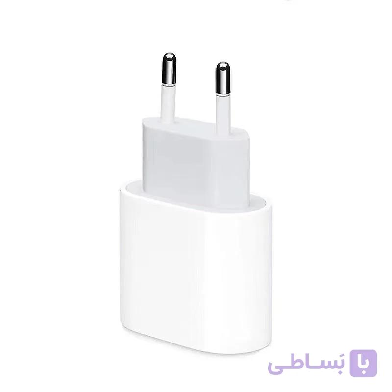 آداپتور 20W سه پین تایپ C اورجینال اپل 20W USB-C Power Adapter — تصویر 1