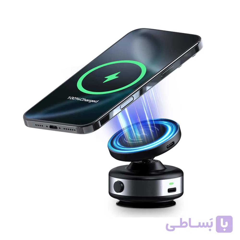 استند وکیومی با قابلیت شارژ وایرلس برند Naidun مدل CZ18 — تصویر 1