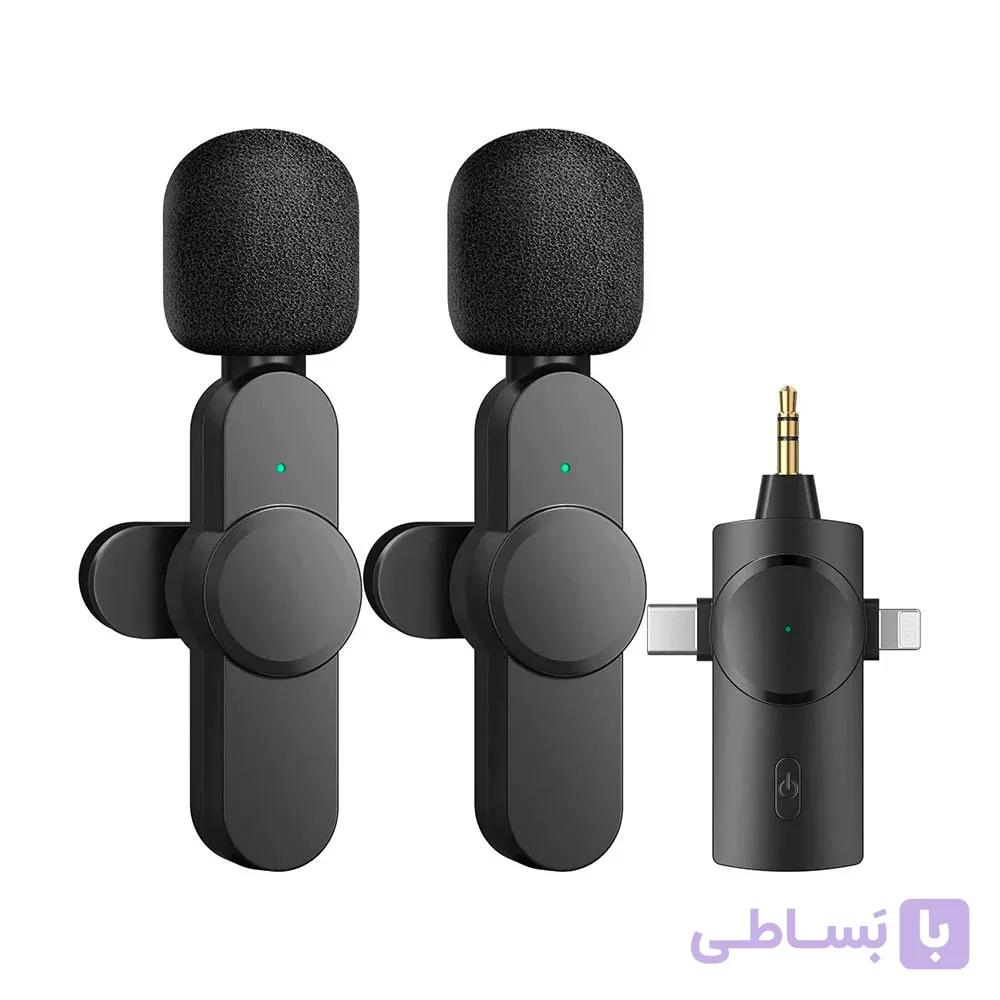 میکروفون بیسیم جیتک مدل AP0031-2 | رنگ مشکی — تصویر 1