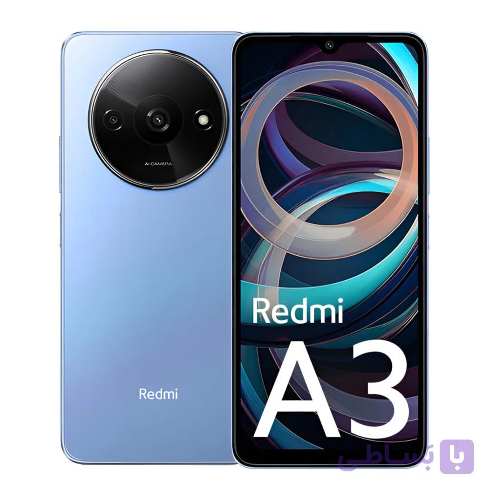 گوشی موبایل شیائومی مدل Redmi A3 دو سیم کارت ظرفیت 128 گیگابایت و رم 4 گیگابایت رنگ آبی — تصویر 1