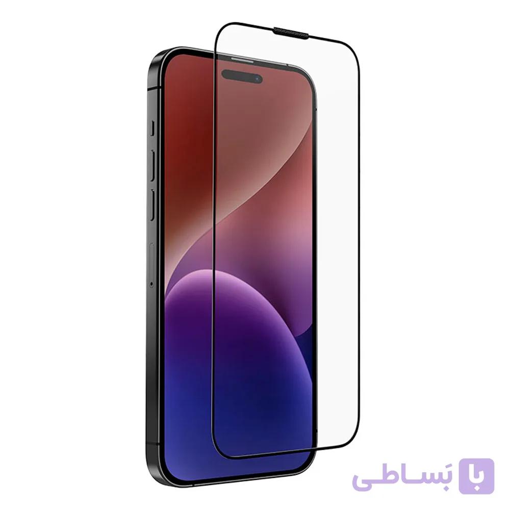 گلس محافظ نمایشگر آیفون 15 پرو برند یونیک UNIQ OPTIX — تصویر 1