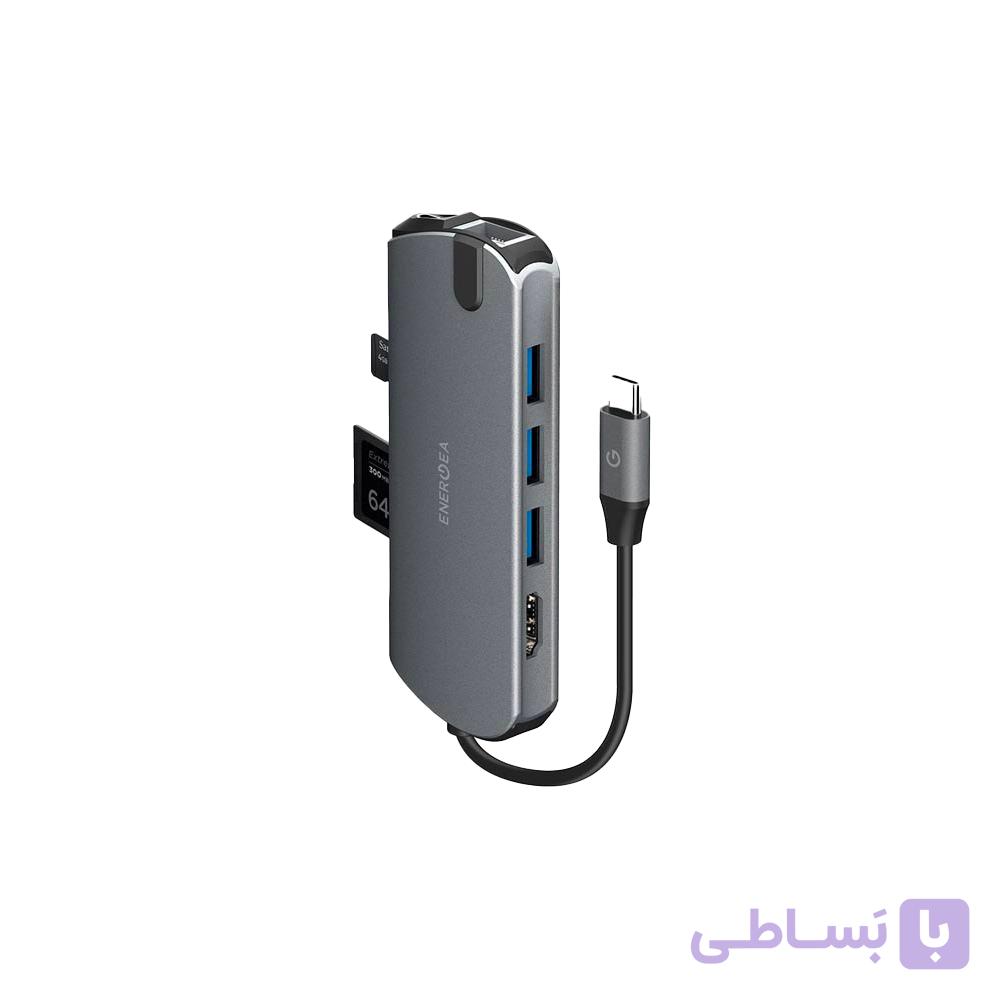 هاب شارژر ۸ در ۱ انرژیا مدل Energea AluHub HD PRO 2 USB Type-C