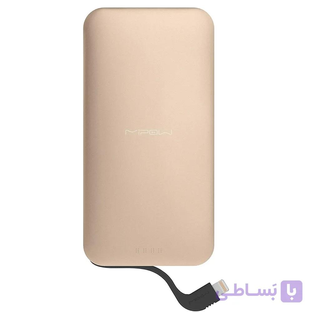 پاور بانک 10000میلی آمپر ساعت Mipow مدل POWER CUBE SPL10-Gold — تصویر 1