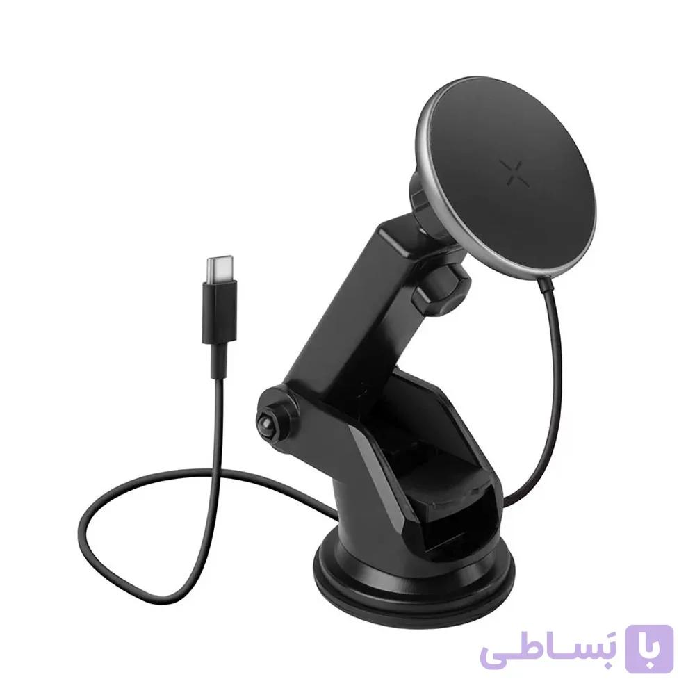 پایه نگهدارنده لیوانی و شارژ مگسیف انرژیا برای داخل خودرو مدل MagDrive — تصویر 1