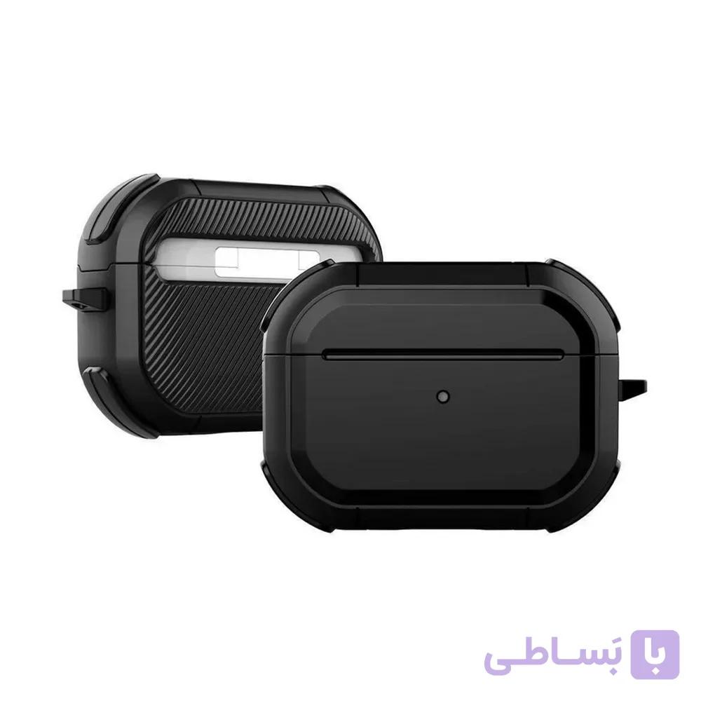 قاب ایرپاد پرو 2 مدل eggshell رنگ مشکی — تصویر 1