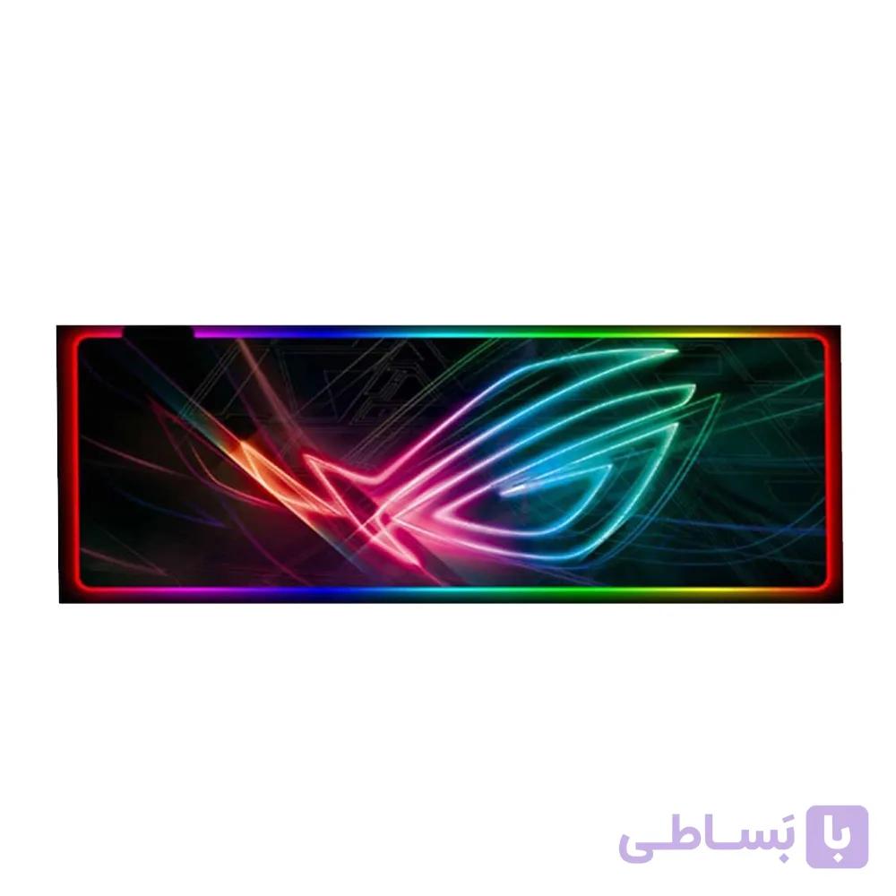 موس پد و کاور رومیزی متوسط مدل راگ نئونی RGB