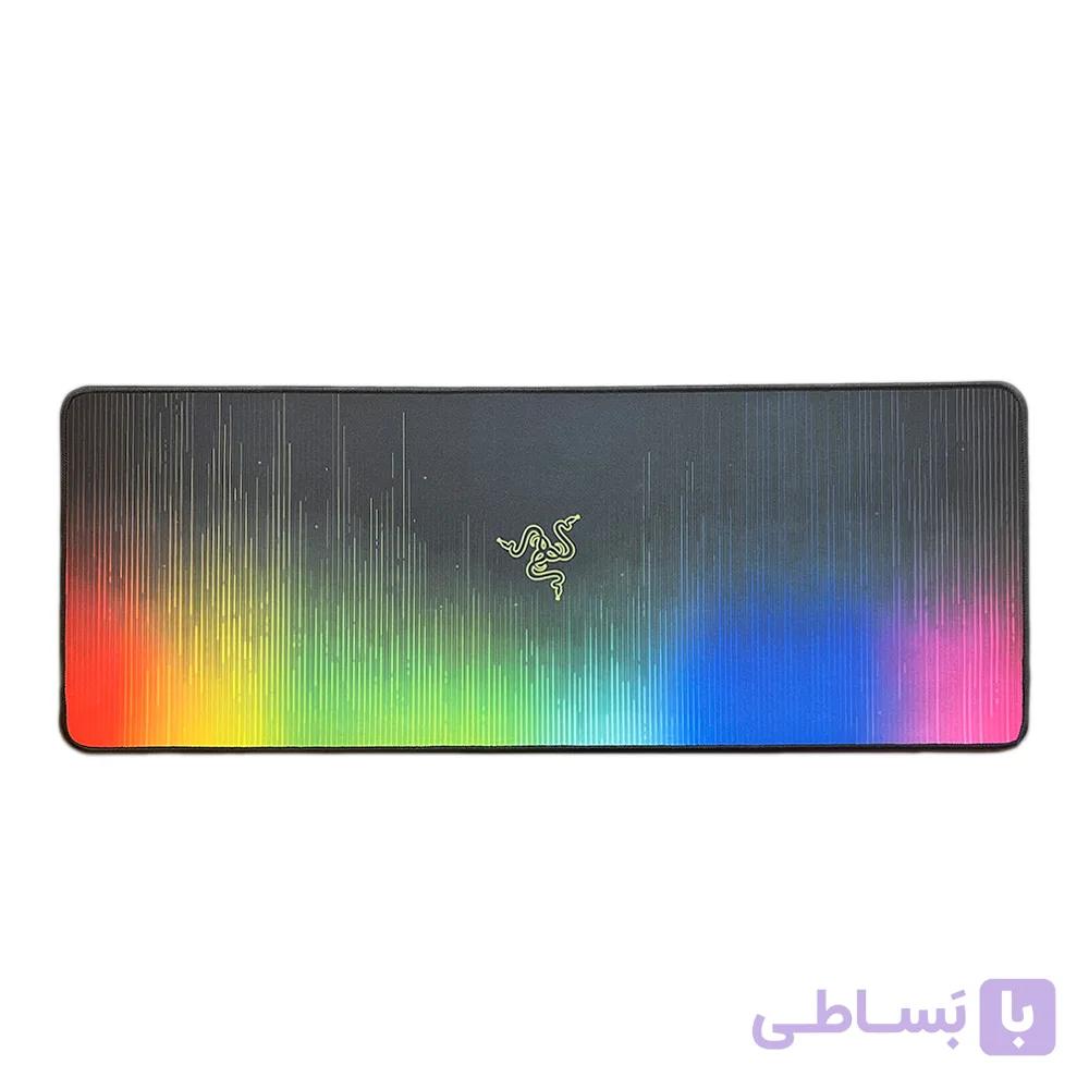 موس پد و کاور رومیزی متوسط مدل ریزر RGB — تصویر 1
