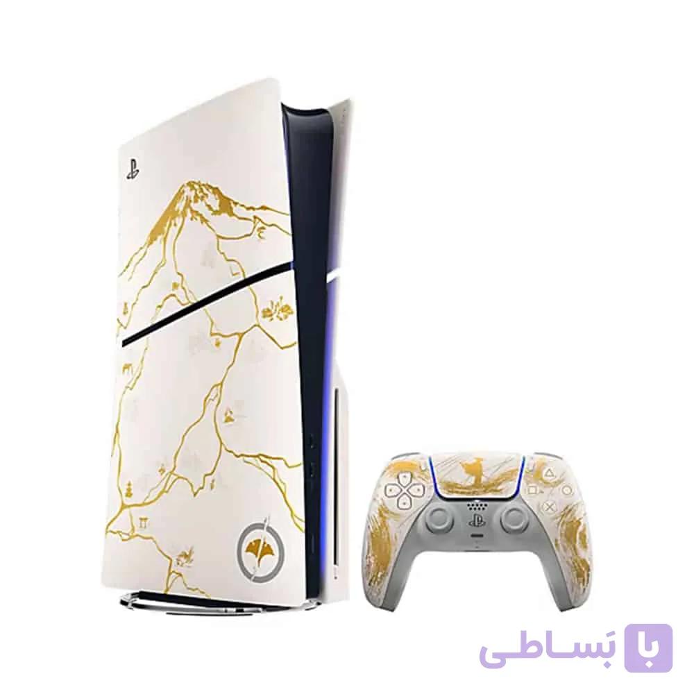 کنسول بازی سونی پلی استیشن 5 اسلیم لیمیتد گوست اف یوتای استاندارد ظرفیت ۱ ترابایت | PlayStation 5 Slim Ghost of yotei Black Limited Edition — تصویر 1