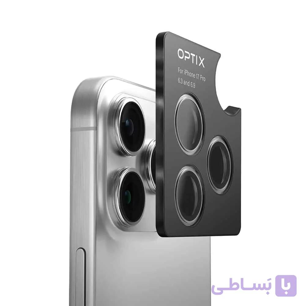 محافظ لنز دوربین یونیک مدل UNIQ Optix Clearshield مناسب آیفون 17 – شفاف — تصویر 1