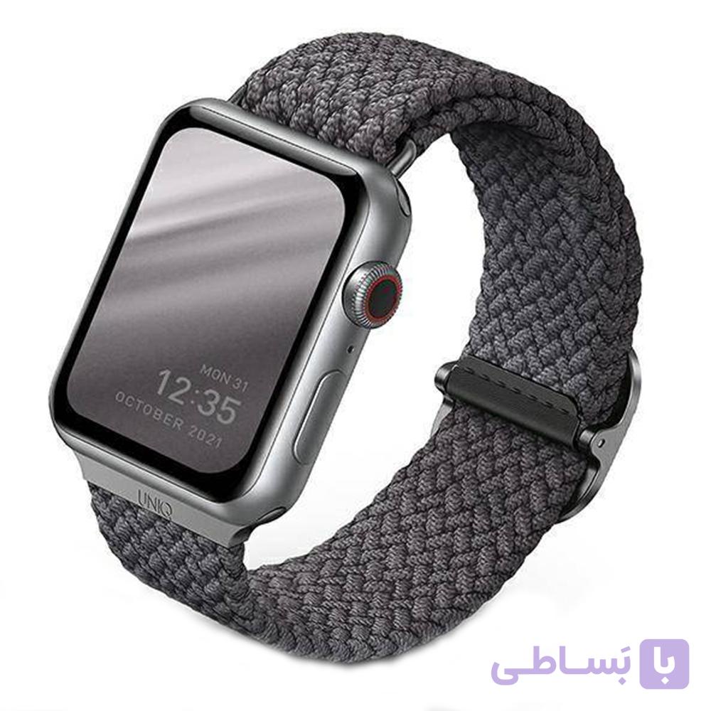 بند یونیک مدل Aspen مناسب برای اپل واچ 38/40/41 میلی متری رنگ خاکستری — تصویر 1