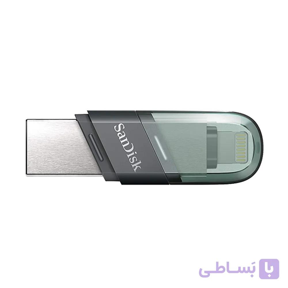 فلش مموری سن دیسک 128 گیگابایت SanDisk Flash Driver Ixpand Flip