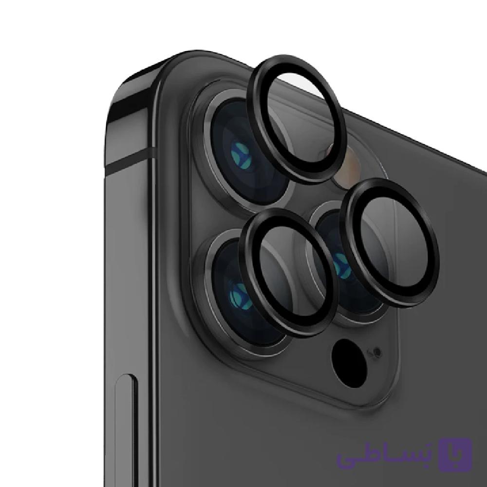 محافظ لنز دوربین یونیک مدل UNIQ Optix مناسب آیفون 14 Pro/14 Pro Max- رنگ بنفش