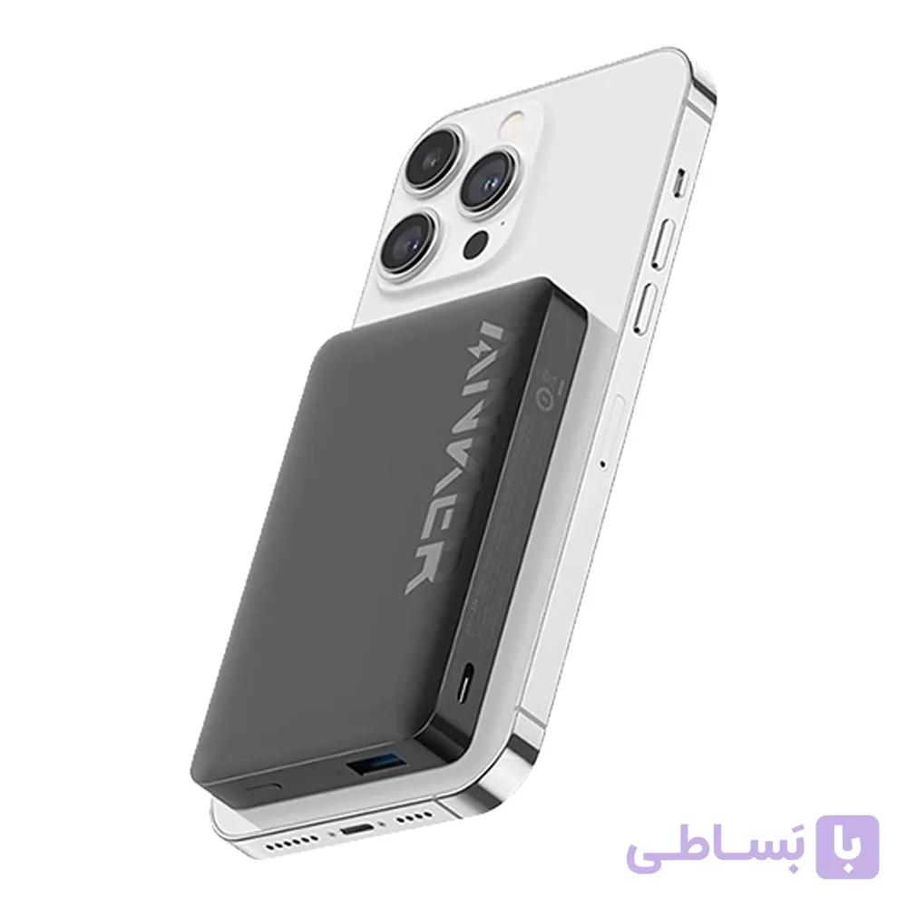 پاوربانک 10 هزار میلی آمپر انکر Anker 334 MagGo Battery 10000mAh A1642 — تصویر 1