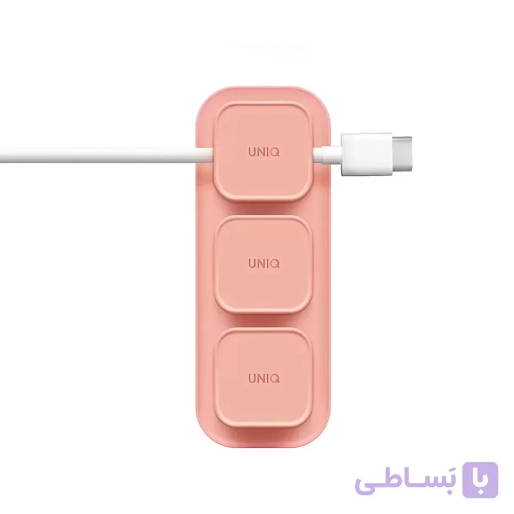 پد مغناطیسی و نظم دهنده کابل برند یونیک مدل UNIQ POD MAGNETIC | رنگ خاکستری — تصویر 1
