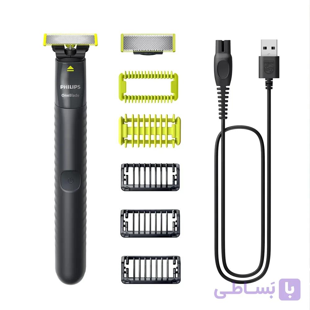 ماشین اصلاح موی صورت و بدن فیلیپس مدل Philips OneBlade Face + Body QP1624/10